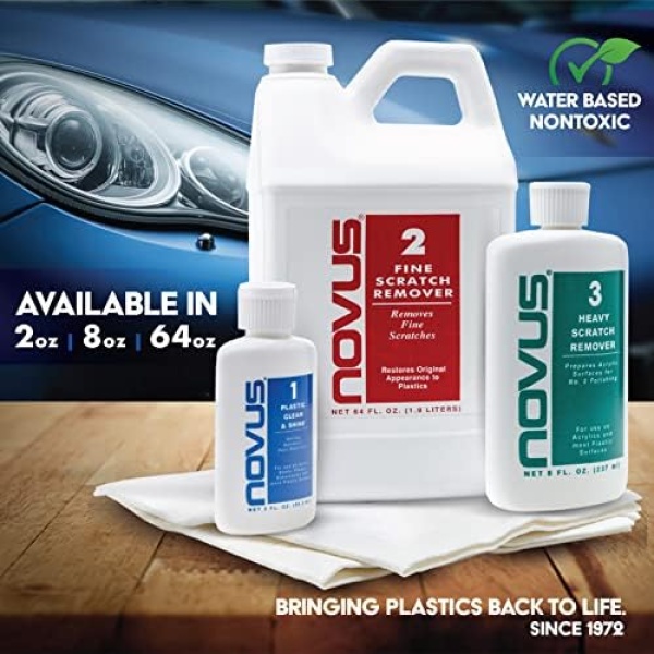 NOVUS 7030 | Fine Scratch Remover #2 | 8 Ounce Bottle - Image 7
