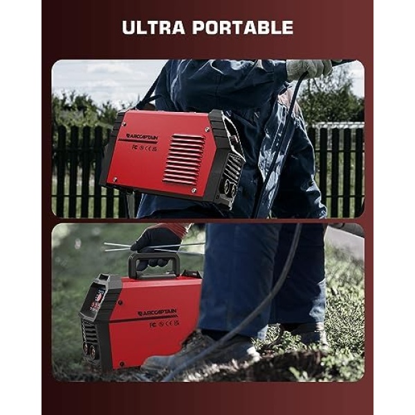 ARCCAPTAIN Stick Welder, [Large LED Display] 200A ARC/Lift TIG Welding Machine - Image 8