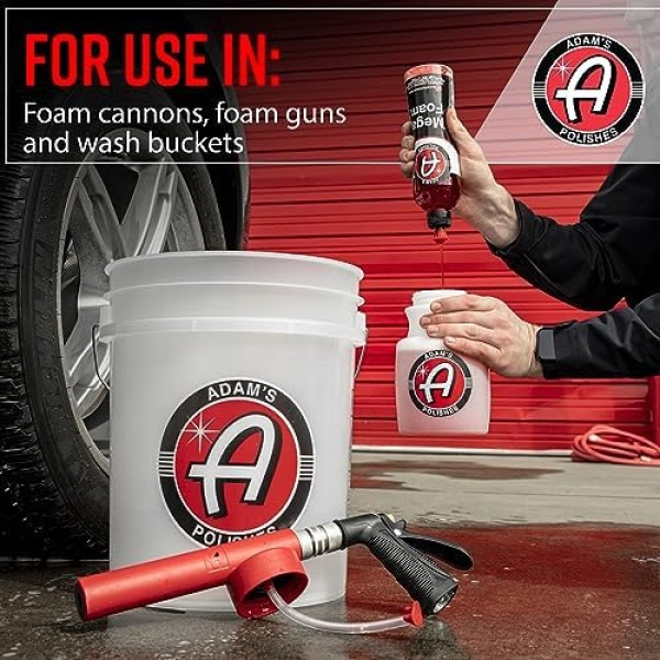 Adam’s Mega Foam 16oz - pH Best Car Wash Soap For Cannon, - Image 7