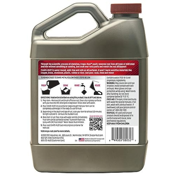 CRC Evapo-Rust, Heavy-Duty Rust Remover, Reusable, Acid-Free, Non-Corrosive - Image 2