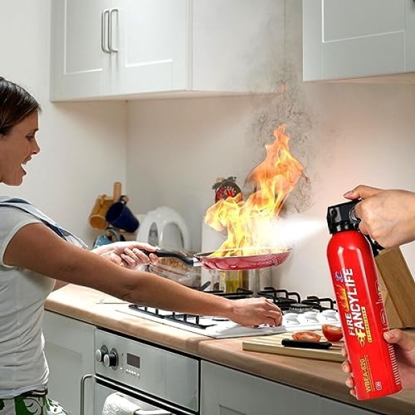 Fancylife Fire Extinguishers for Kitchen - 620ml 1.6 Lb Abc Small - Image 7