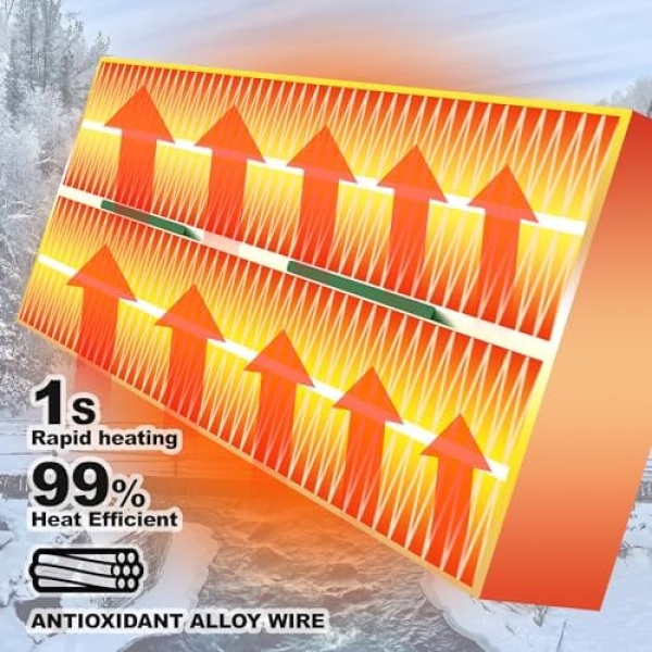 12v 200W Car Heater, Portable Car Heater and Defroster, Windshield Defogger - Image 5