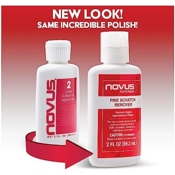 NOVUS 7030 | Fine Scratch Remover #2 | 8 Ounce Bottle - Image 3