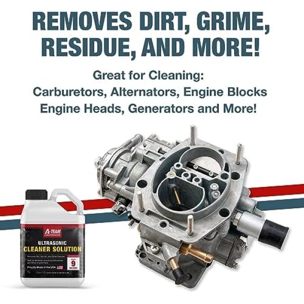 A-Team Ultrasonic Carburetor Cleaning Solution - Great for Carburetors and - Image 5