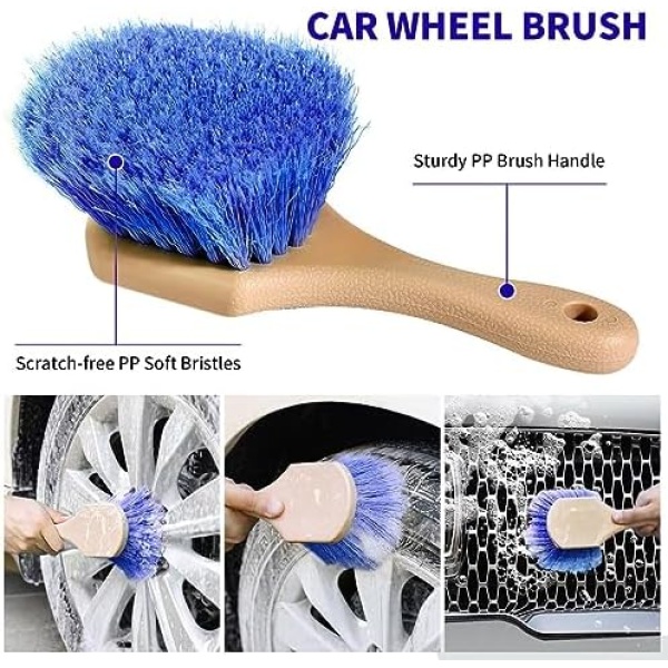 Wontolf 62'' Car Wash Brush with Long Handle Chenille Microfiber Car Wash Mop - Image 3