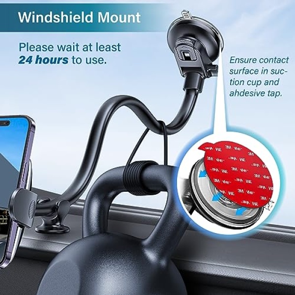 volport Sticky Adhesive Replacement for Dashboard Suction Cup Mount, 80mm - Image 5