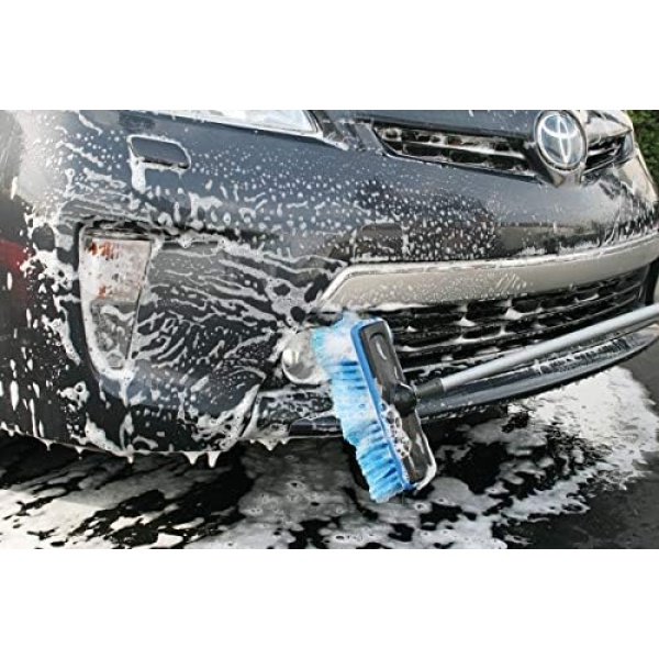 Carrand 93062 Deluxe Car Wash 10" Dip Brush with 65" Extension Pole, Blue - Image 3