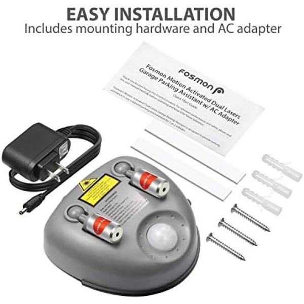 Fosmon, Wider Angle Upgrade, Dual Laser Garage Parking Assist Guide System - Image 6