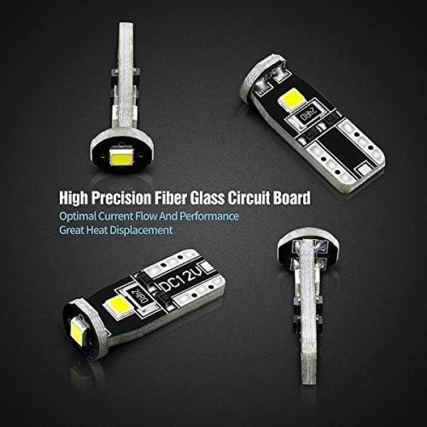 SIR IUS LED 194 LED Bulbs Extremely Super Bright 3030 Chipset for Car truck - Image 6
