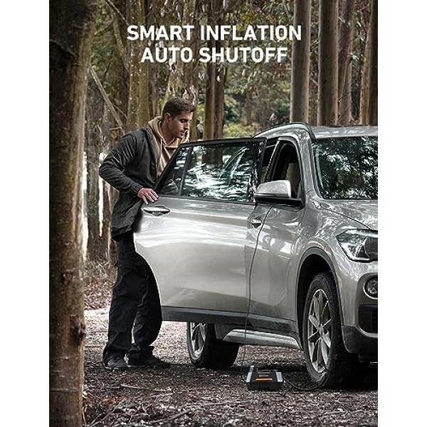 AstroAI Air Compressor Tire Inflator Portable Air Pump for Car Tires 12V DC Auto - Image 3
