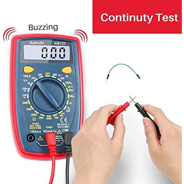 AstroAI Multimeter 2000 Counts Digital Multimeter with DC AC Voltmeter - Image 4