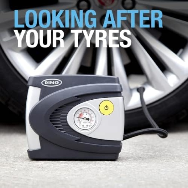 Ring Automotive - RAC610 12v electric tyre inflator air compressor car pump - Image 9