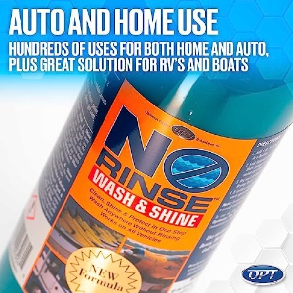 Optimum No Rinse Wash and Shine - ONR Car Wash, New Formula Version 5 - Image 5