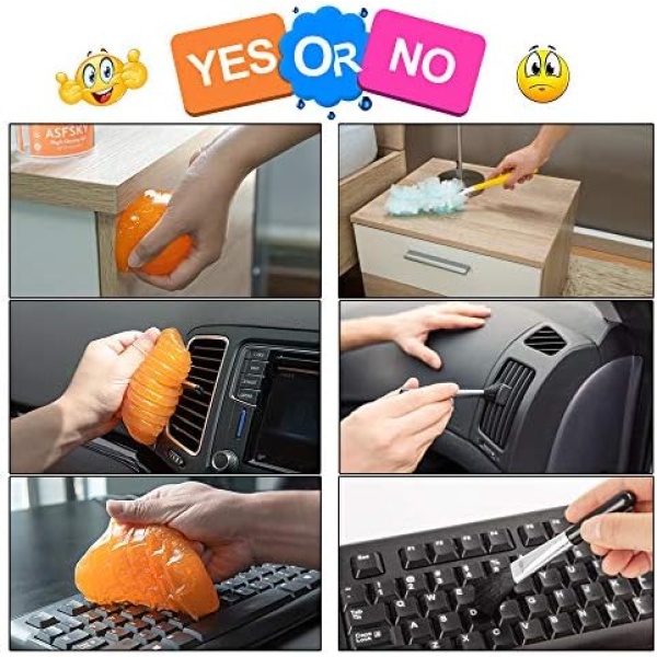 ASFSKY Car Cleaning Gel, Car Cleaning Putty for Car Detailing Car Slime - Image 3