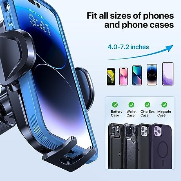 Miracase Car Phone Mount, [Upgraded Strong Military Grade Suction Cup] - Image 5