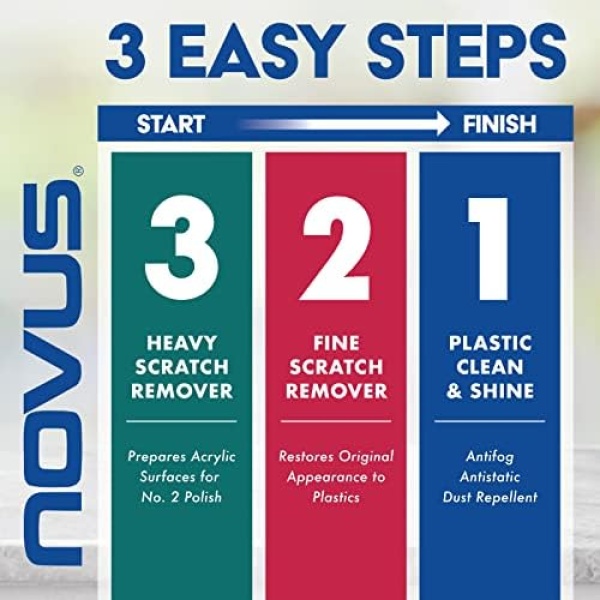 NOVUS 7030 | Fine Scratch Remover #2 | 8 Ounce Bottle - Image 4
