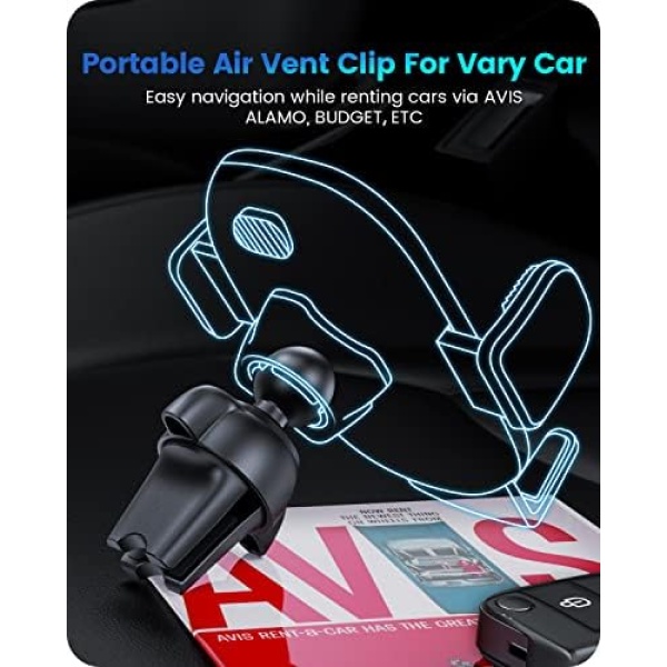 OQTIQ 3-in-1 Suction Cup Phone Holder Windshield/Dashboard/Air Vent - Image 4