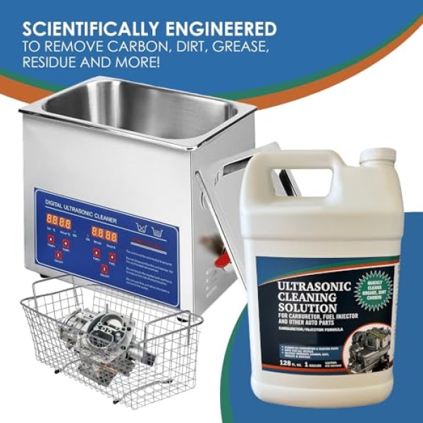 NORTHWEST ENTERPRISES Ultrasonic Cleaner Solution for Carburetors and Engine - Image 3
