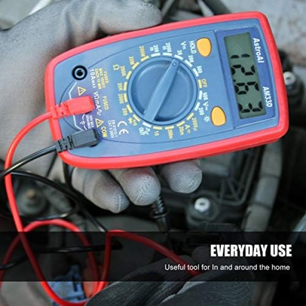 AstroAI Multimeter 2000 Counts Digital Multimeter with DC AC Voltmeter - Image 7