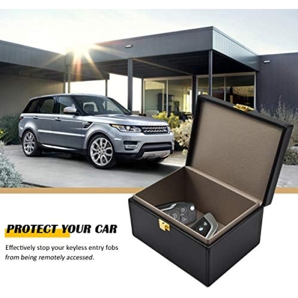 briidea Faraday Key Fob Protector Box, RFID Signal Blocking Box, Car Key Signal - Image 2