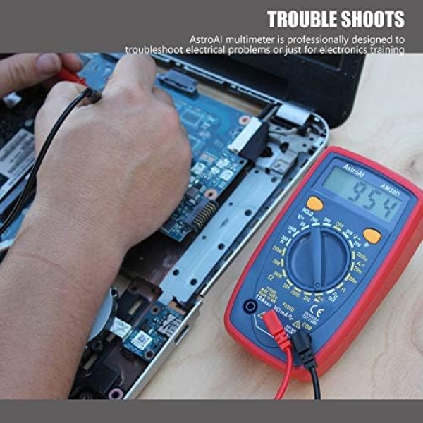 AstroAI Multimeter 2000 Counts Digital Multimeter with DC AC Voltmeter - Image 6